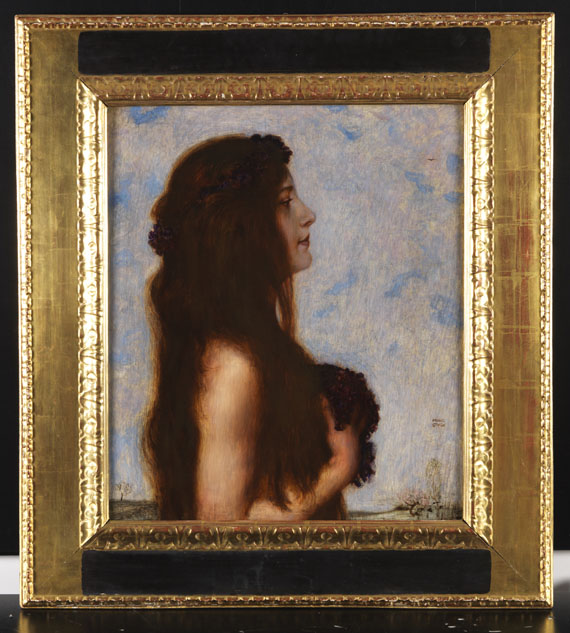 Franz von Stuck - Frühling - Rahmenbild