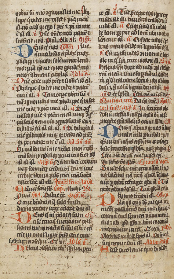 Manuskript - Breviarium (Palimpsest). 1514