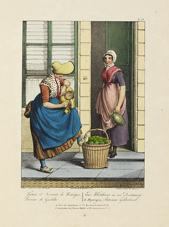  Mode und Kostüme - Greeven, Hendrik, Collection des Costumes. 1828