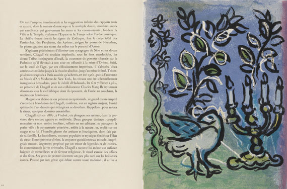 Marc Chagall - Vitraux pour Jérusalem. - Weitere Abbildung