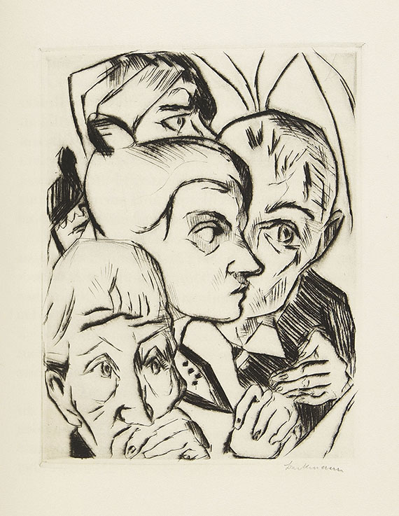 Max Beckmann - Die Fürstin. - Weitere Abbildung