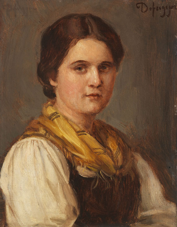 Franz von Defregger - Dirndl