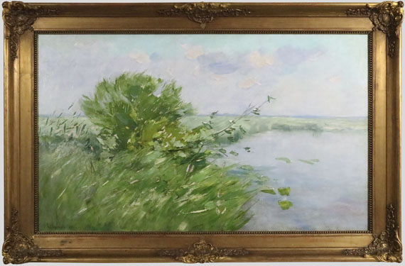 Karl Hagemeister - Märkische Seenlandschaft - Rahmenbild