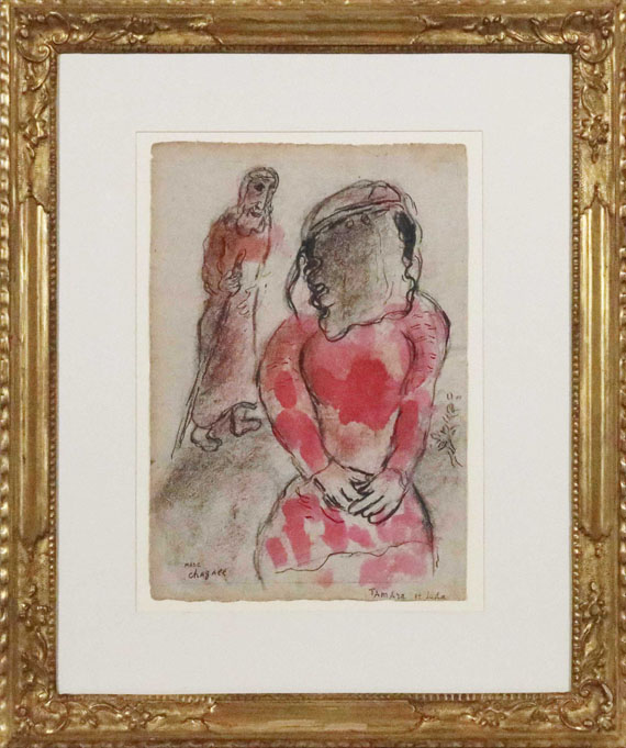 Marc Chagall - Tamara et Juda - Rahmenbild