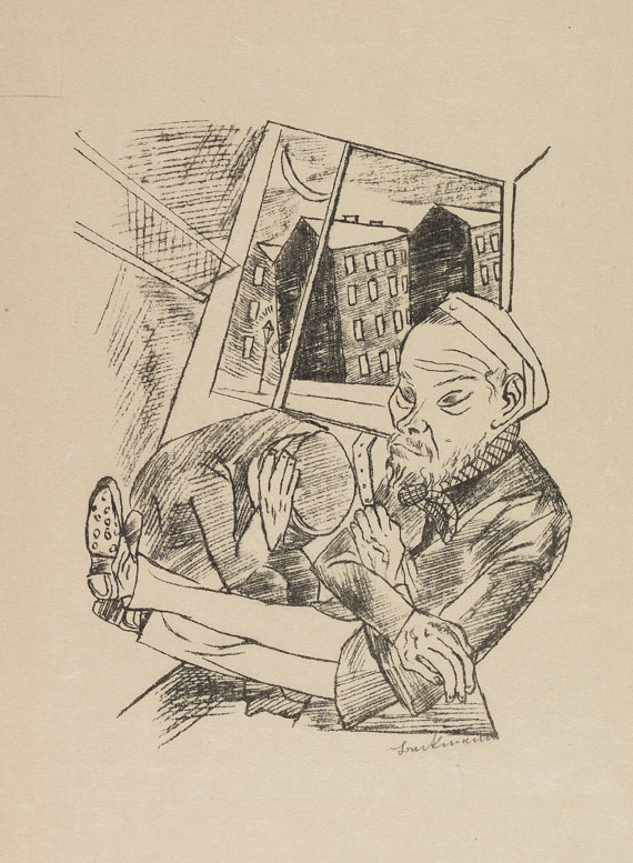 Max Beckmann - Stadtnacht mit VA-Mappe, zus. 2 Tle. - Weitere Abbildung