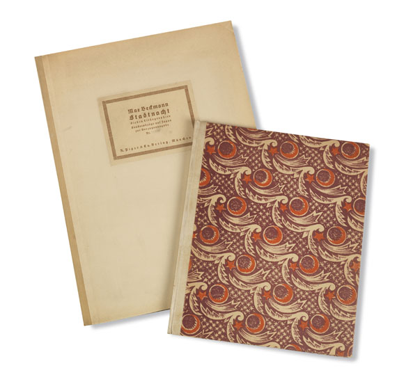 Max Beckmann - Stadtnacht mit VA-Mappe, zus. 2 Tle. - Weitere Abbildung