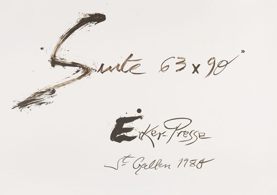 Antoni Tapies - Suite 63 x 90