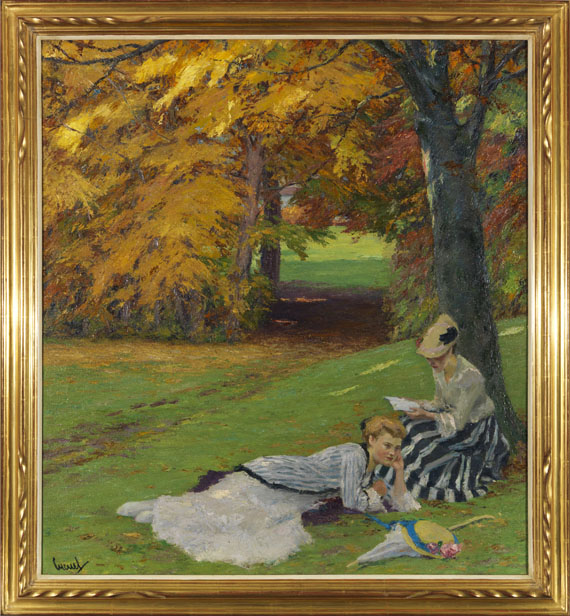 Edward Cucuel - Schöner Herbstnachmittag - Rahmenbild