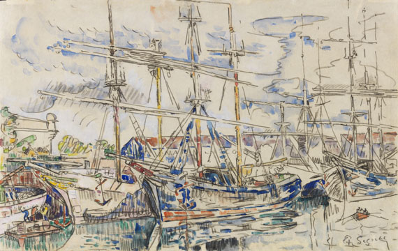 Paul Signac - Saint-Malo, les Terre-neuvas