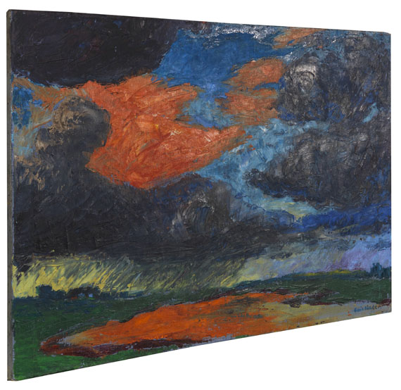 Emil Nolde - Herbstwolken, Friesland - Weitere Abbildung