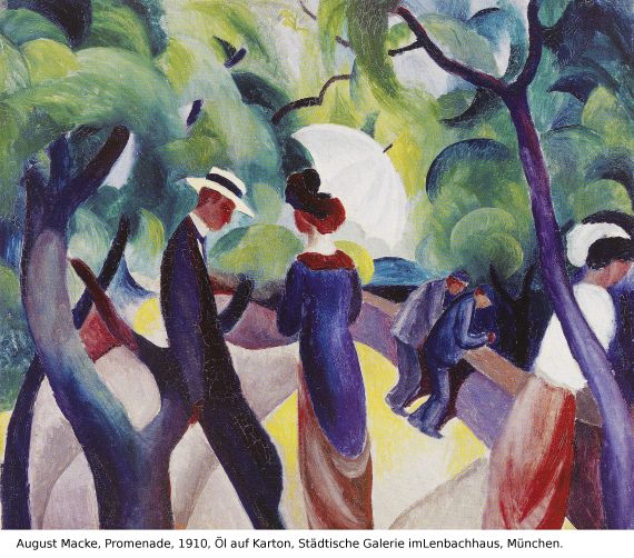 August Macke - Begrüssung (Thunersee) - Weitere Abbildung