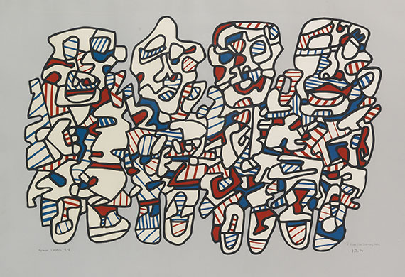 Jean Dubuffet - Quatre personnages