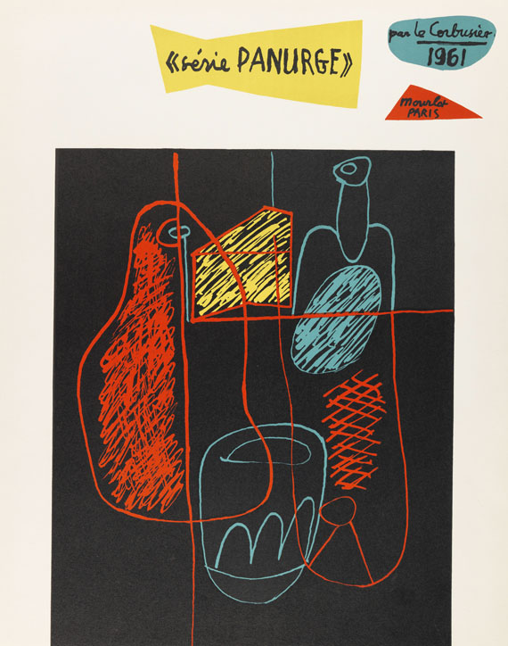 Le Corbusier - Série Panurge. Dabei: 2 Bll. Lithografie "Autrement que sur terre" und "Portrait"
