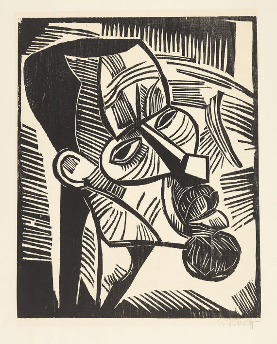 Karl Schmidt-Rottluff - 9 Holzschnitte (Titel und 9 Bll. Graphiken in 1 Mappe) - Weitere Abbildung