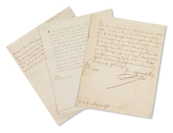 Friedrich II. der Große - 3 Briefe