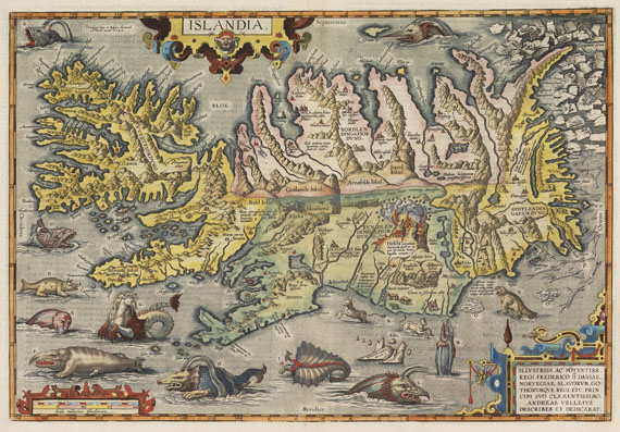 Abraham Ortelius - Theatrum orbis terrarum, daraus: 90 Karten, Titel, Porträt, Beigaben