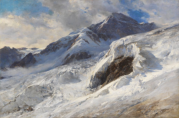 Edward Theodore Compton - Lyskamm (Monte-Rosa)