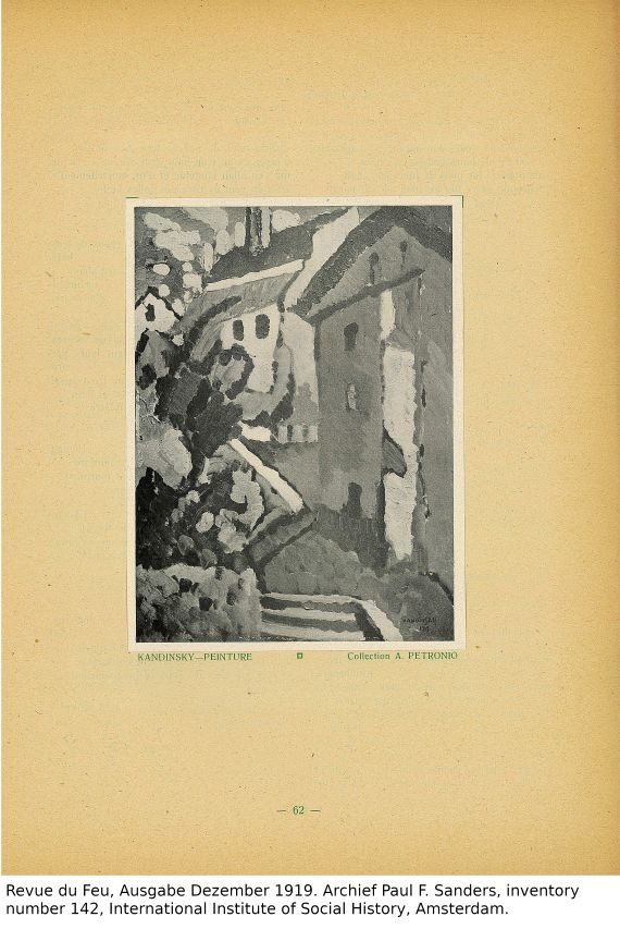 Wassily Kandinsky - Treppe zum Schloss (Murnau)