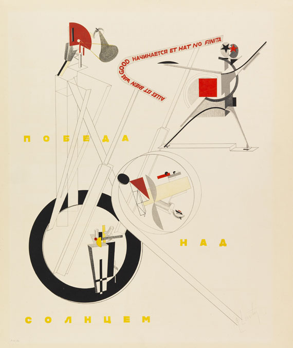 Lissitzky - Plastische Gestaltung der elektro-mechanischen Schau «Sieg über Sonne»