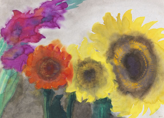 Emil Nolde - Sonnenblumen