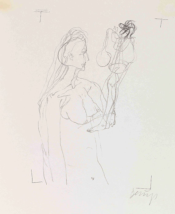 Joseph Beuys - 12 Drawings After ´Codices Madrid´ By Leonardo Da Vinci inkl. Buch - Weitere Abbildung