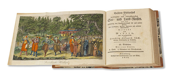 Johann Heinrich Jäck - Taschenbibliothek der Reisen. 27 Bände