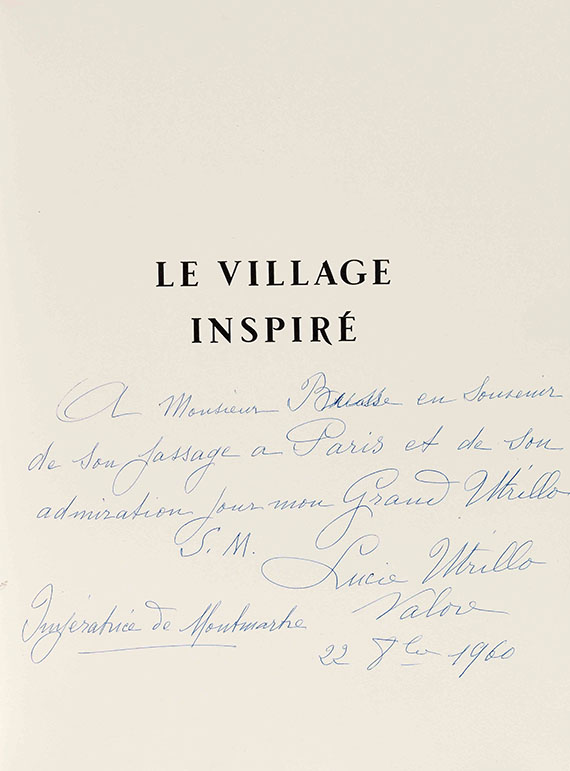Jean Vertex - Le Village inspiré. Illustriert von Utrillo - Weitere Abbildung