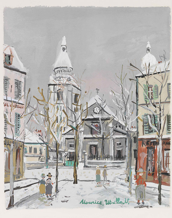 Jean Vertex - Le Village inspiré. Illustriert von Utrillo