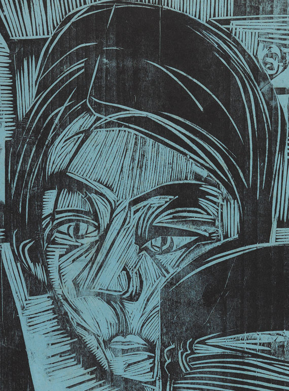 Ernst Ludwig Kirchner - Bauernpaar in der Hütte (Andres und Annamargret Müller) - Weitere Abbildung