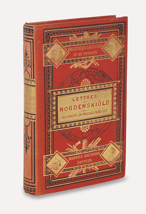 A. E. Nordenskiöld - 3 Werke in 4 Bdn. + 2 Beigaben