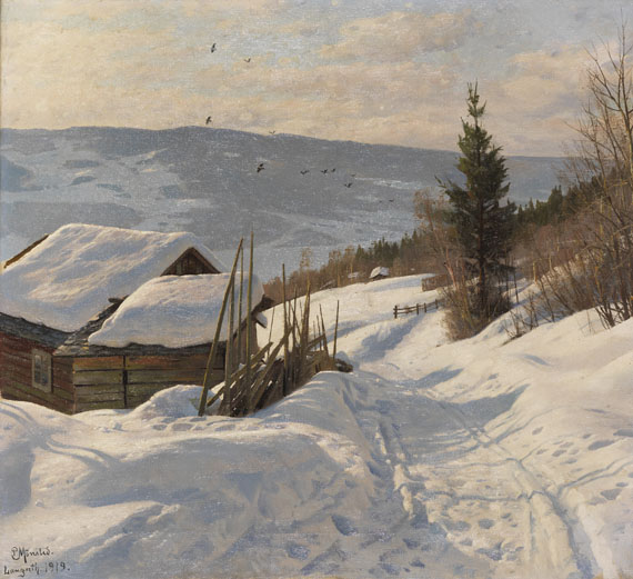 Peder (Peder Mørk Mønsted) Mönsted - Sonniger Wintertag in Norwegen