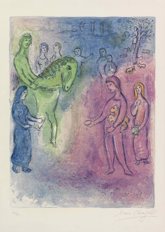 Marc Chagall - Ankunft des Dionysophanes