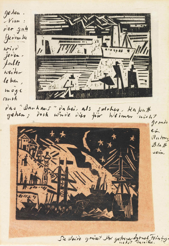 Lyonel Feininger - Eigenhändiger Brief