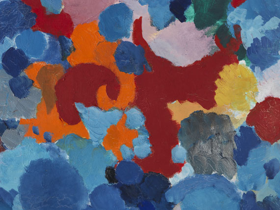 Ernst Wilhelm Nay - Blau bewegt