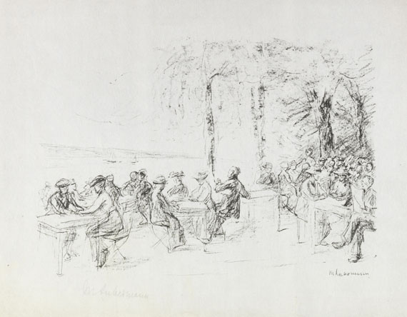 Max Liebermann - Kaffeegarten an der Havel