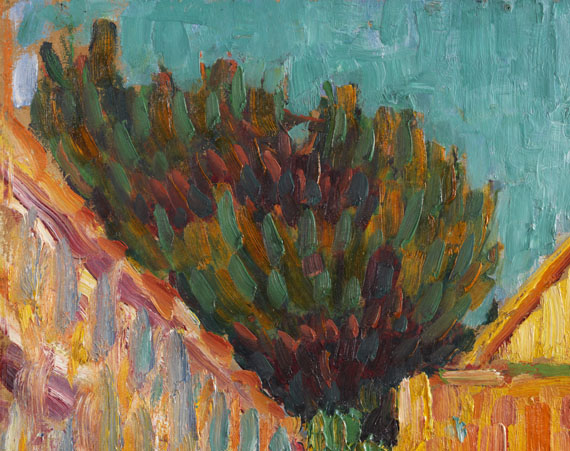 Alexej von Jawlensky - Kleines Haus vor Buschwerk (Französische Landschaft) - Weitere Abbildung