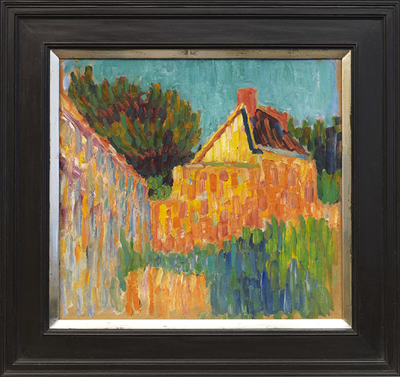 Jawlensky - Kleines Haus vor Buschwerk (Französische Landschaft)