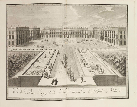 Emmanuel Héré - Plans et elevations. 2 Werke