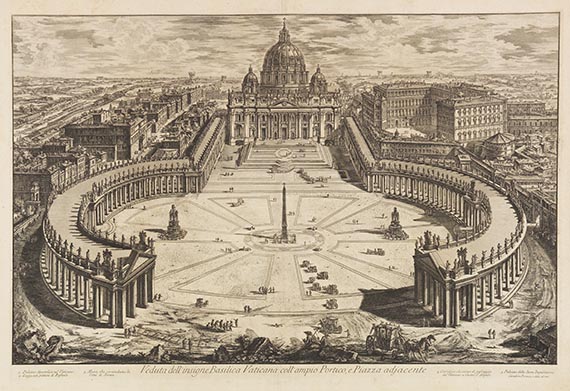 Giovanni Battista Piranesi - Veduta dell' insigne Basilica Vaticana