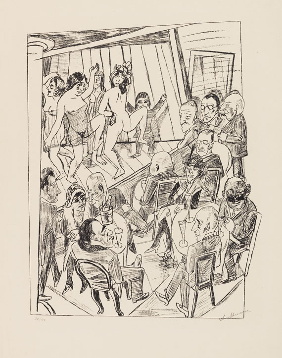 Max Beckmann - Nackttanz (aus: Berliner Reise)