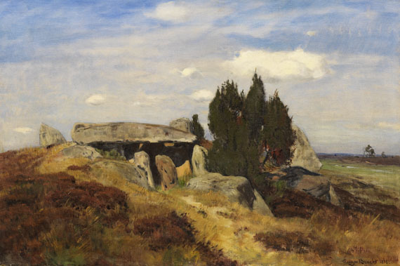 Eugen Felix Prosper Bracht - Hünengrab in der Heide