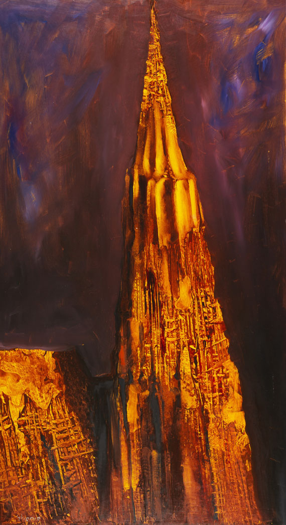 Adrian Ghenie - Ohne Titel (Stephansdom)