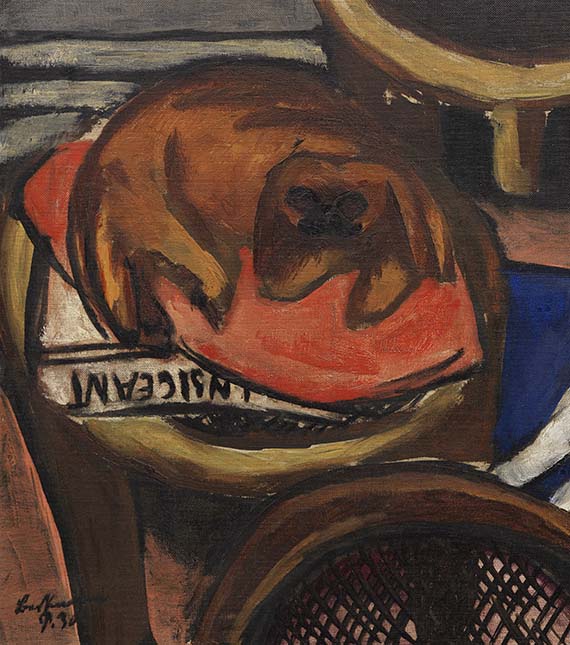 Max Beckmann - Majong und Chilly (Hunde) - Weitere Abbildung