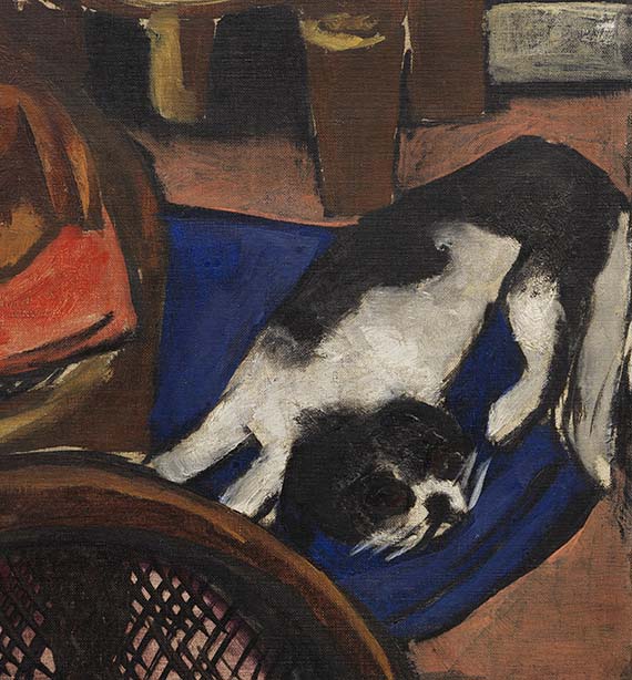 Max Beckmann - Majong und Chilly (Hunde)