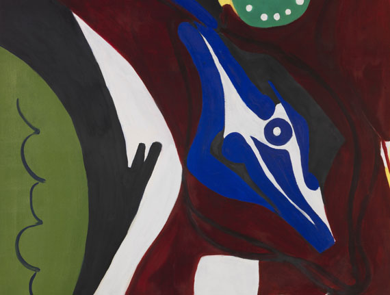 Wilhelm Nay、Vom vulkanischen Grau Ernst Wilhelm Nay: Original-Radierung, Farbaquatinta, 1965