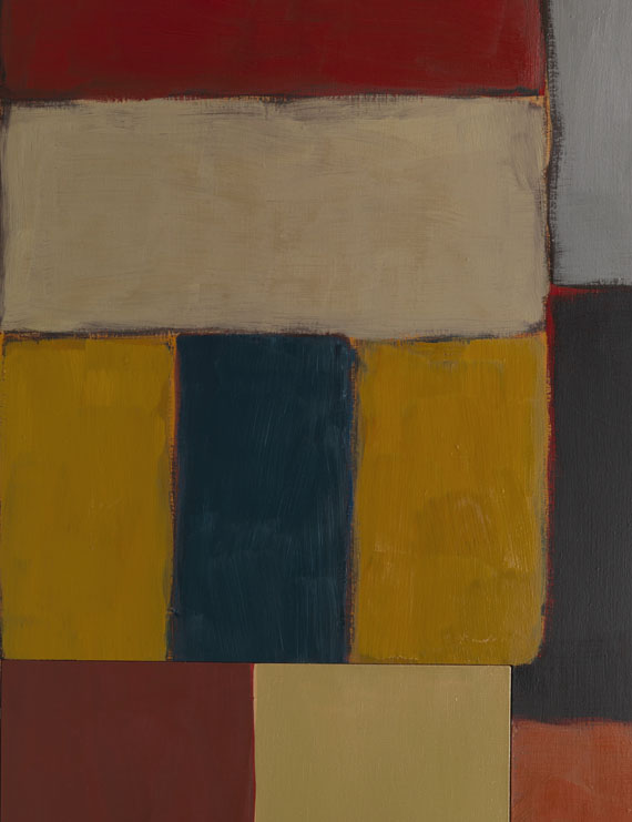 Sean Scully - Blue Yellow Figure