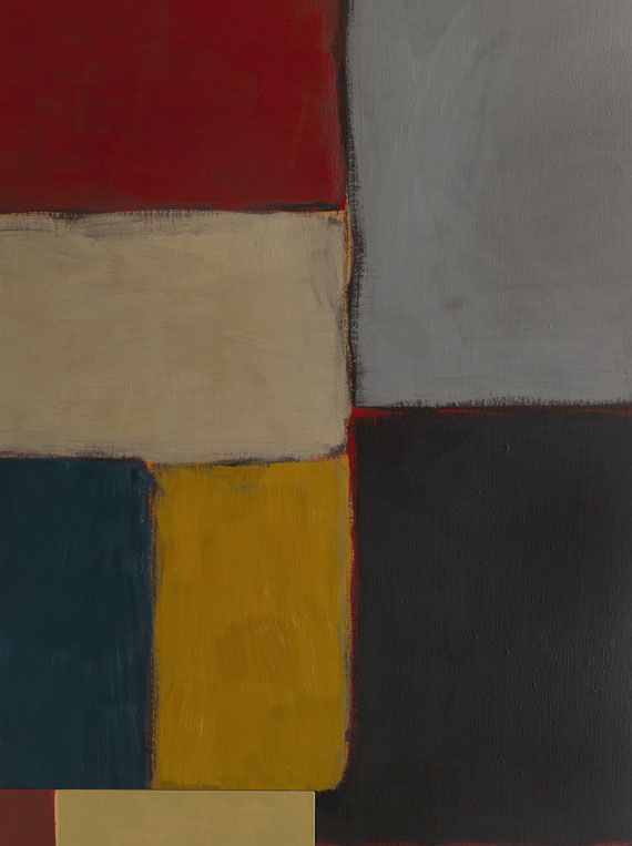 Sean Scully - Blue Yellow Figure
