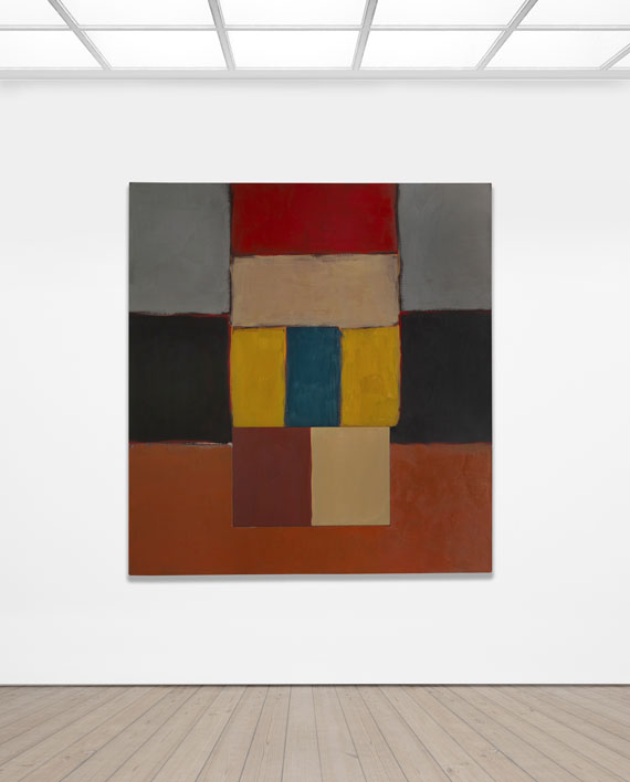 Sean Scully - Blue Yellow Figure
