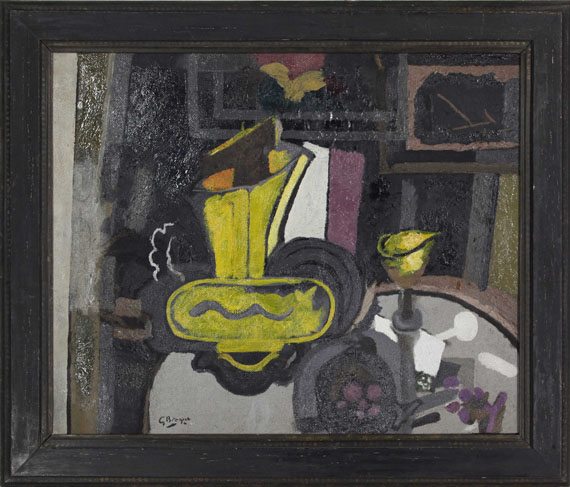 Georges Braque - Nature morte au pot jaune - Rahmenbild