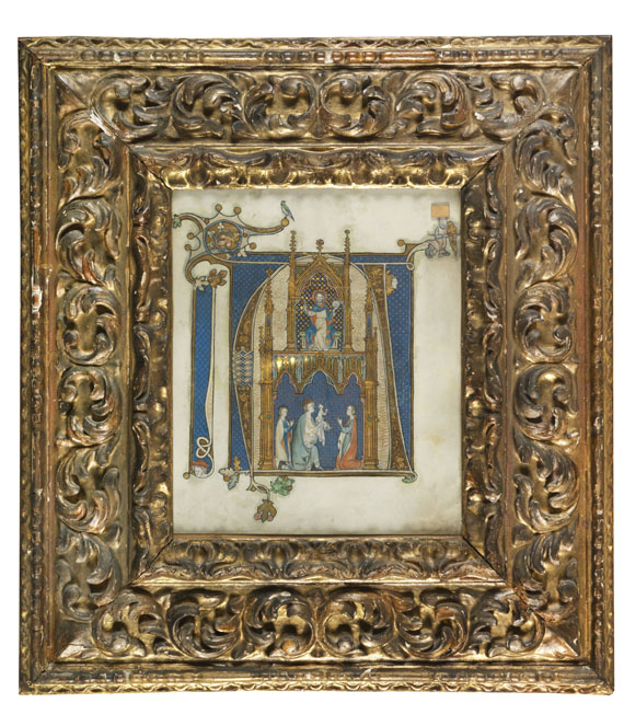 Johannes von Valkenburg - Nachfolge: A-Initiale auf Pergament - Weitere Abbildung